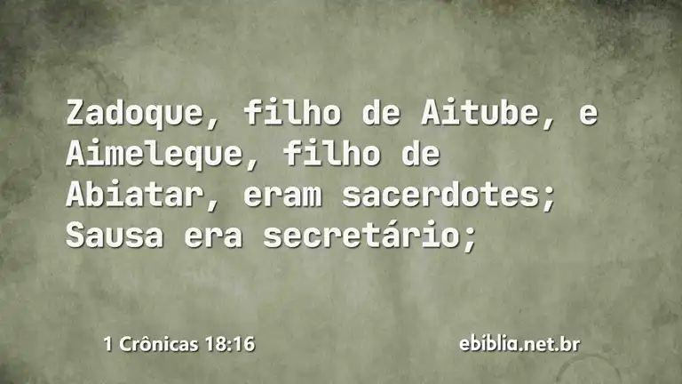 1 Crônicas 18:16