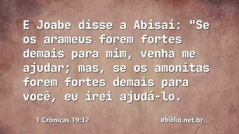 1 Crônicas 19:12