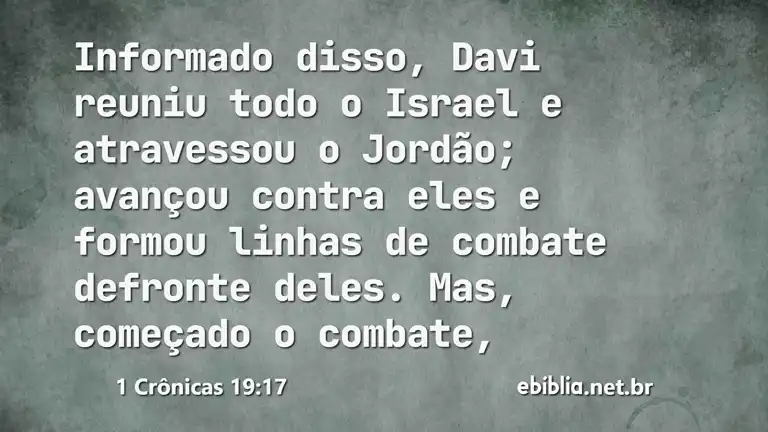 1 Crônicas 19:17