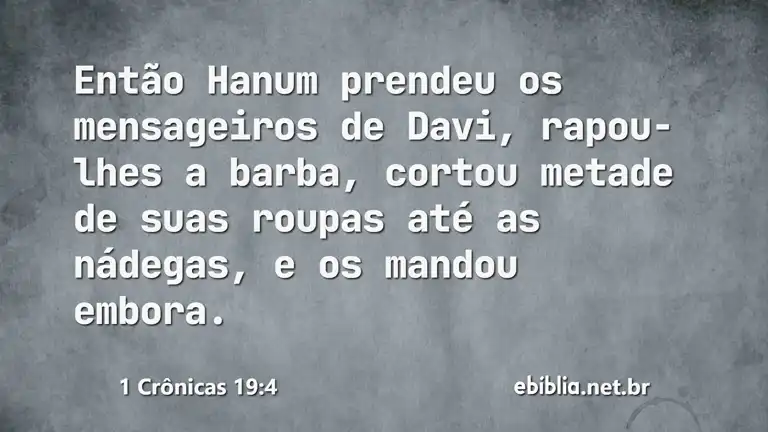 1 Crônicas 19:4