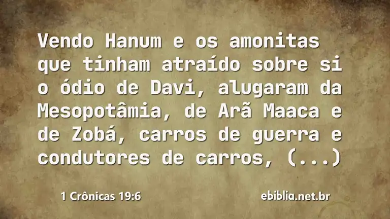 1 Crônicas 19:6