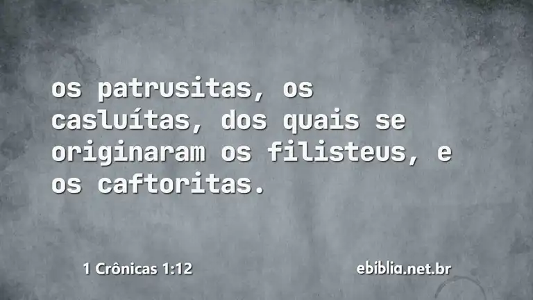 1 Crônicas 1:12