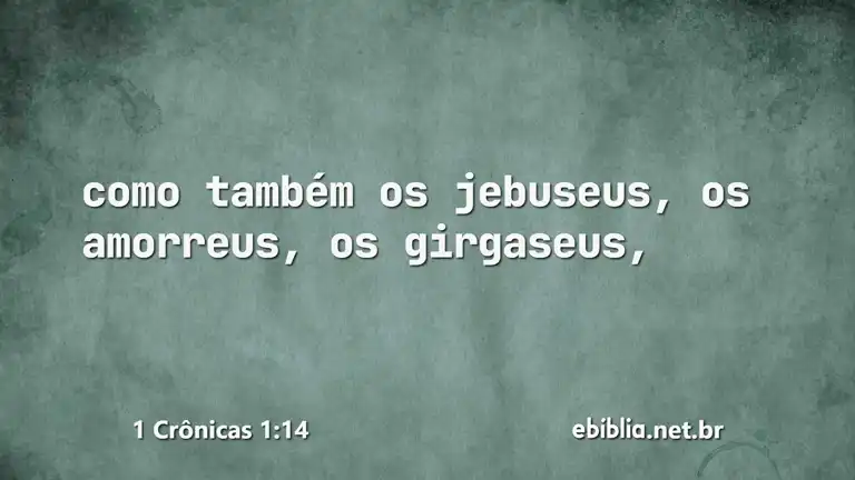 1 Crônicas 1:14