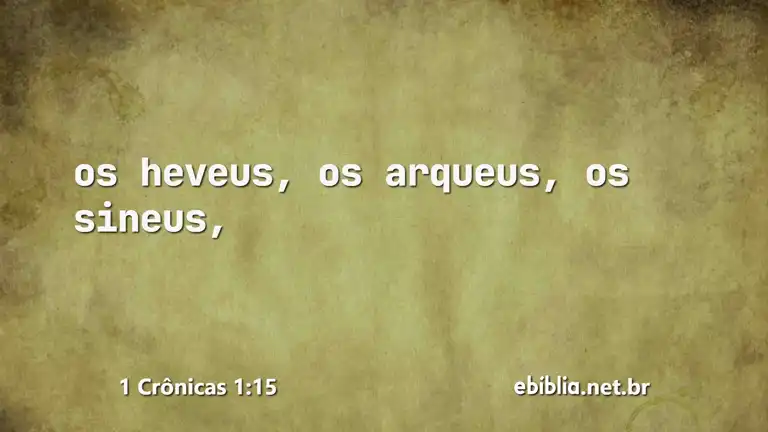 1 Crônicas 1:15