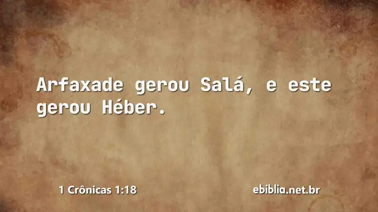 1 Crônicas 1:18