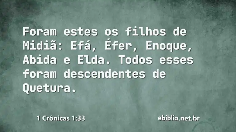 1 Crônicas 1:33