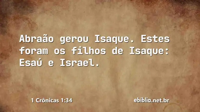 1 Crônicas 1:34