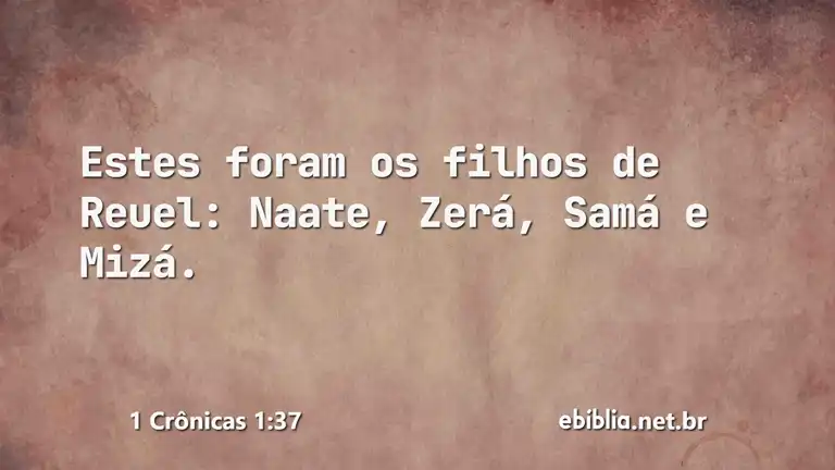 1 Crônicas 1:37