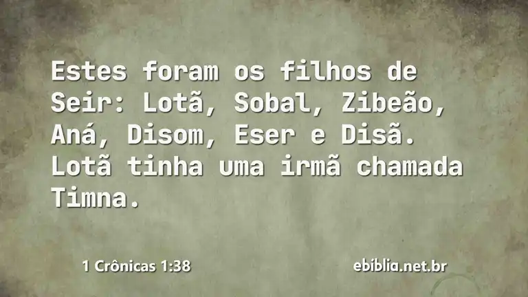 1 Crônicas 1:38