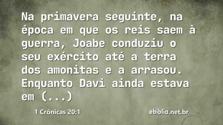 1 Crônicas 20:1