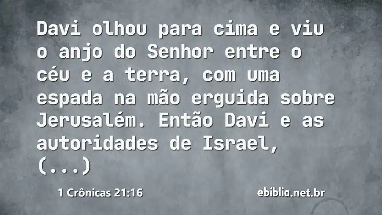 1 Crônicas 21:16