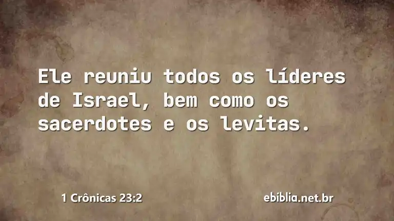 1 Crônicas 23:2