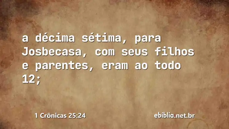 1 Crônicas 25:24