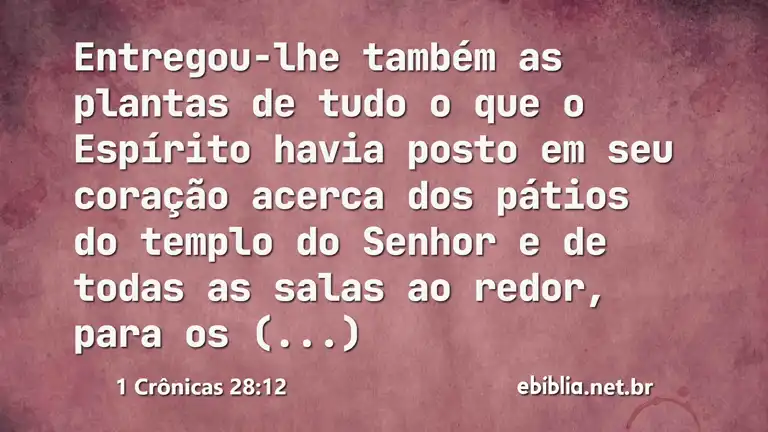 1 Crônicas 28:12