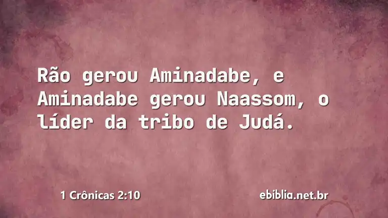 1 Crônicas 2:10