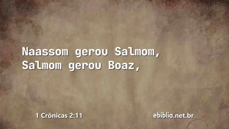 1 Crônicas 2:11