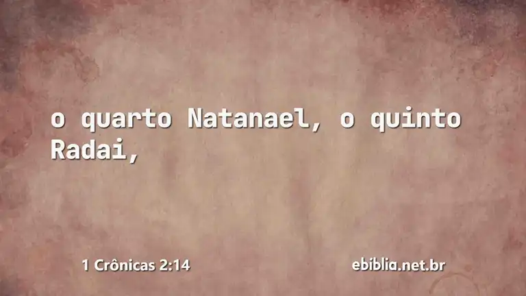 1 Crônicas 2:14