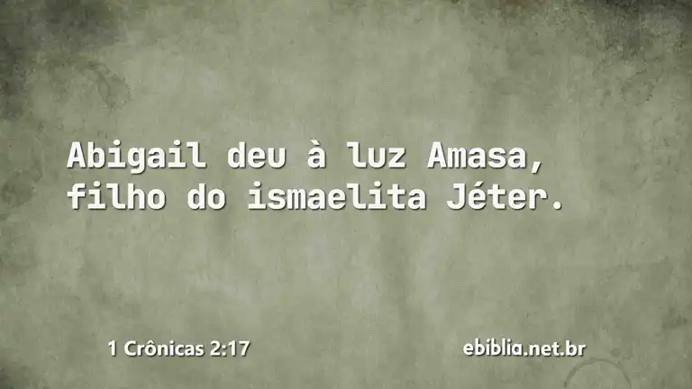 1 Crônicas 2:17