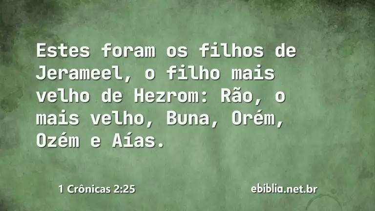 1 Crônicas 2:25