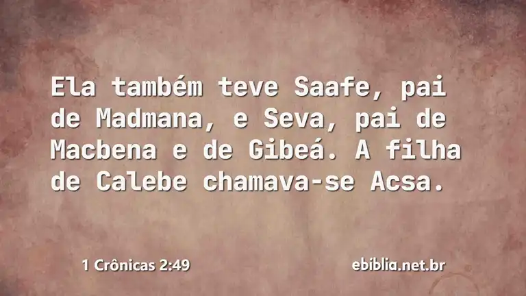 1 Crônicas 2:49