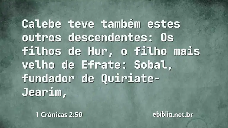 1 Crônicas 2:50