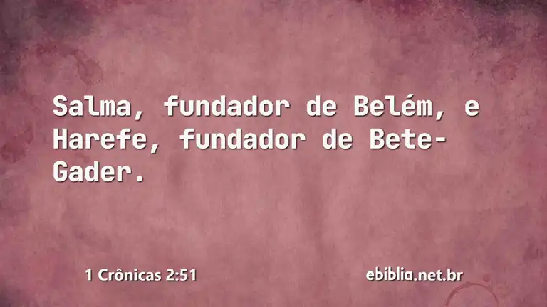 1 Crônicas 2:51