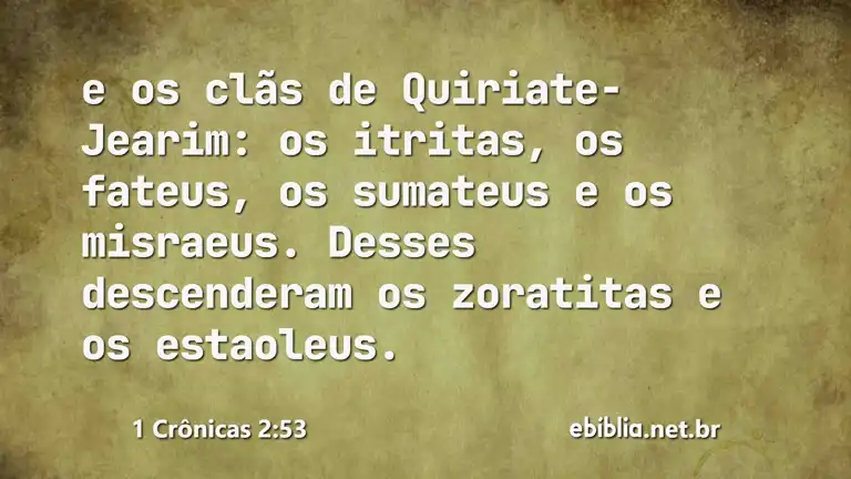 1 Crônicas 2:53