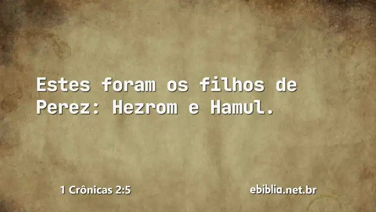 1 Crônicas 2:5