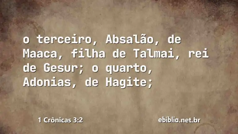 1 Crônicas 3:2