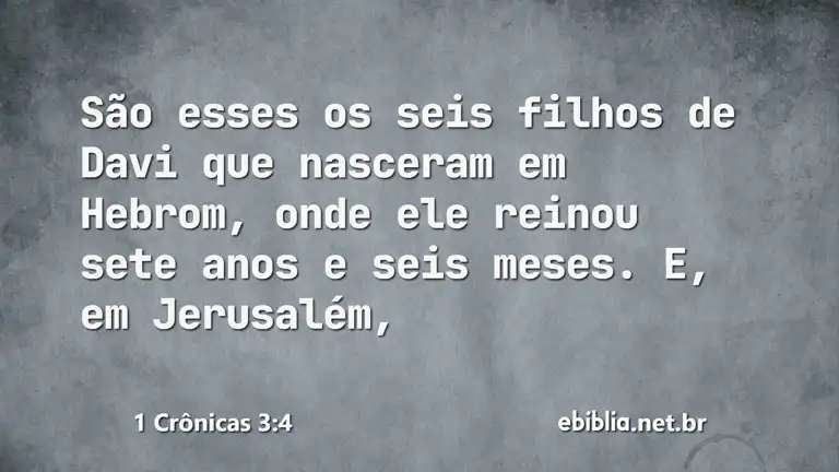 1 Crônicas 3:4