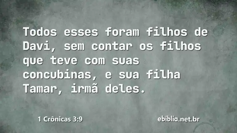 1 Crônicas 3:9