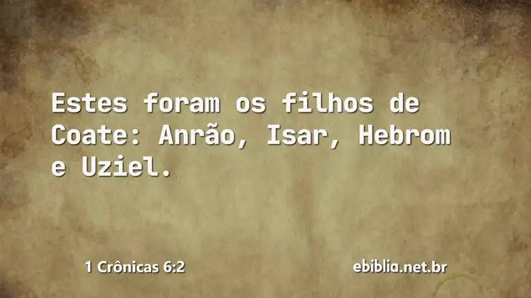 1 Crônicas 6:2