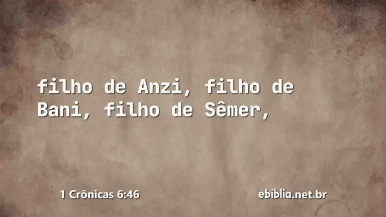 1 Crônicas 6:46