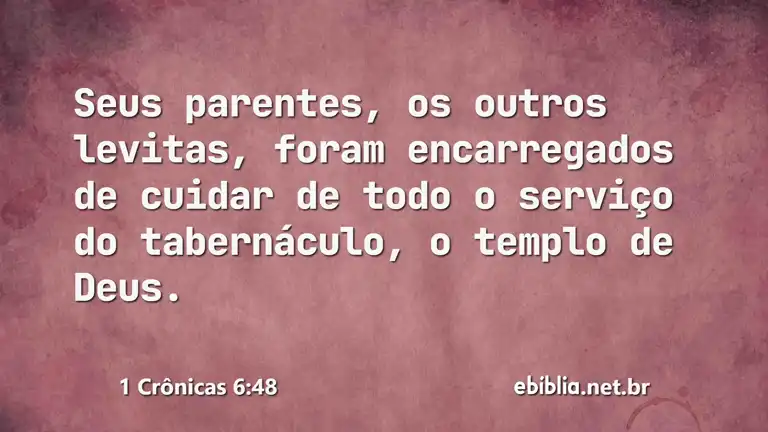 1 Crônicas 6:48