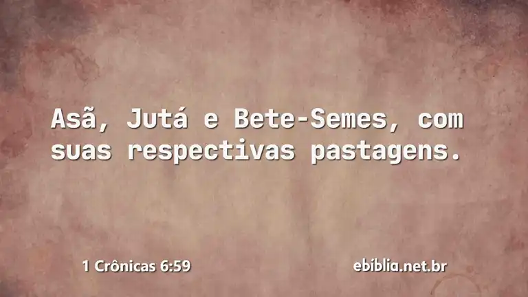 1 Crônicas 6:59