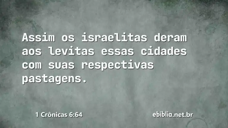 1 Crônicas 6:64