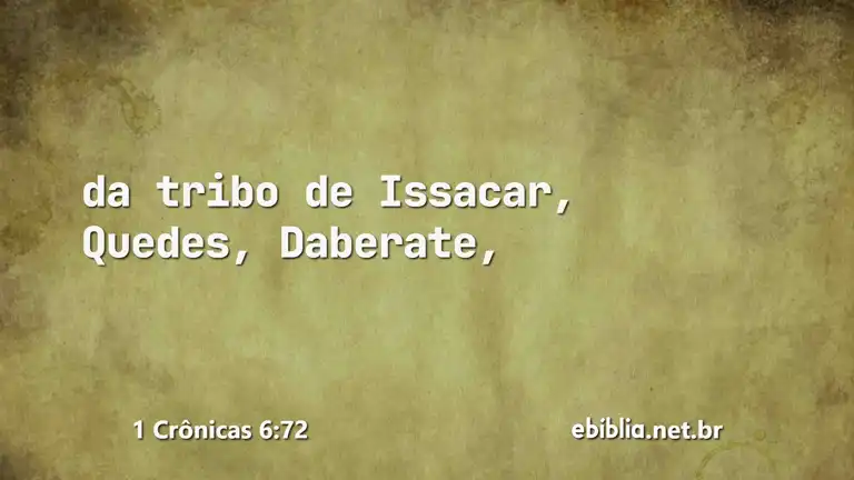 1 Crônicas 6:72