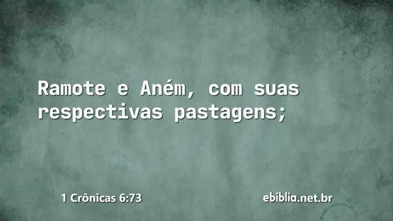 1 Crônicas 6:73