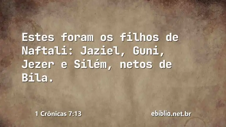 1 Crônicas 7:13