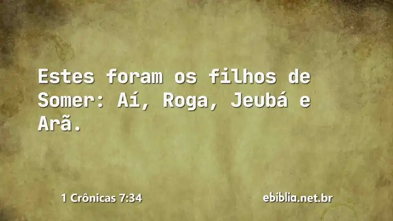 1 Crônicas 7:34