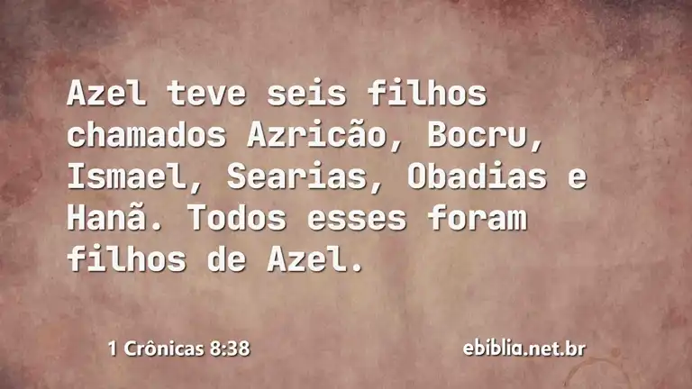 1 Crônicas 8:38