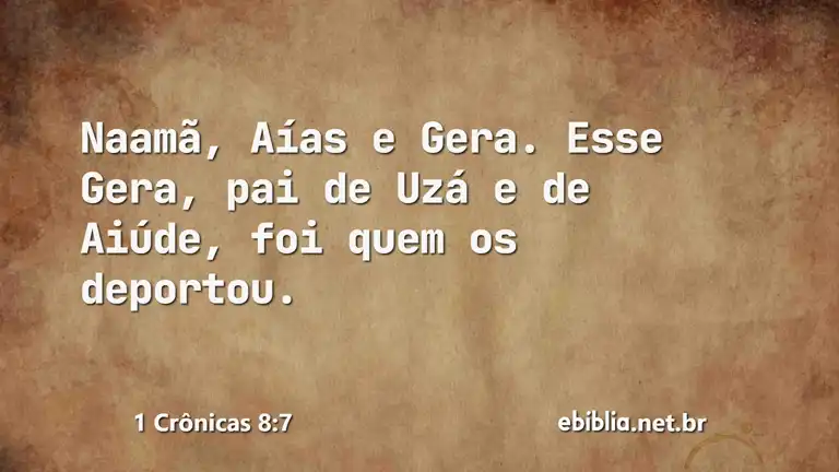 1 Crônicas 8:7