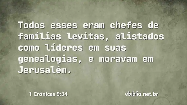 1 Crônicas 9:34