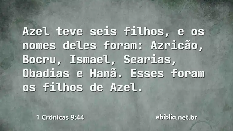 1 Crônicas 9:44