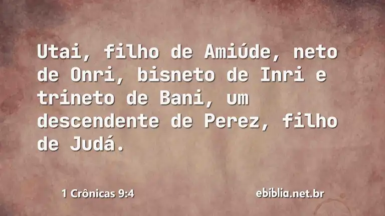 1 Crônicas 9:4