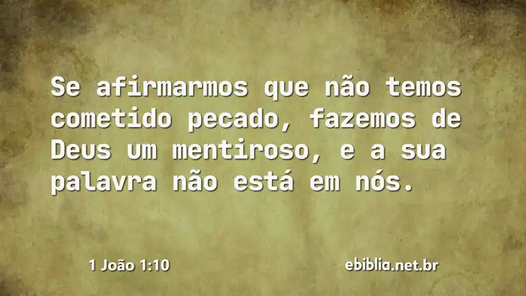 1 João 1:10