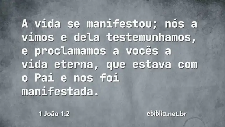 1 João 1:2