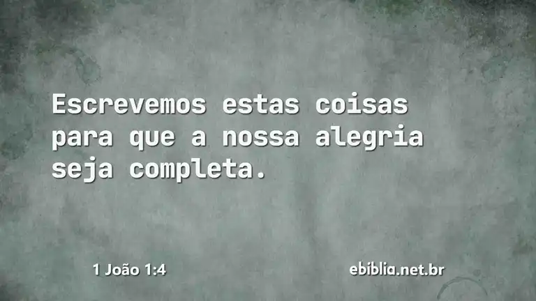 1 João 1:4