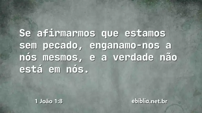 1 João 1:8