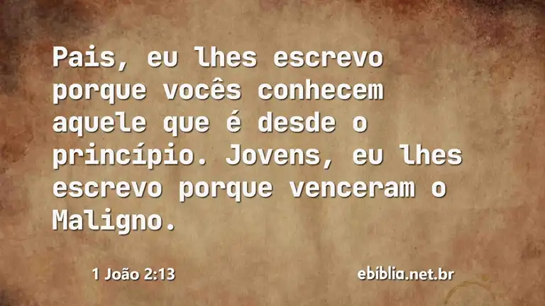 1 João 2:13